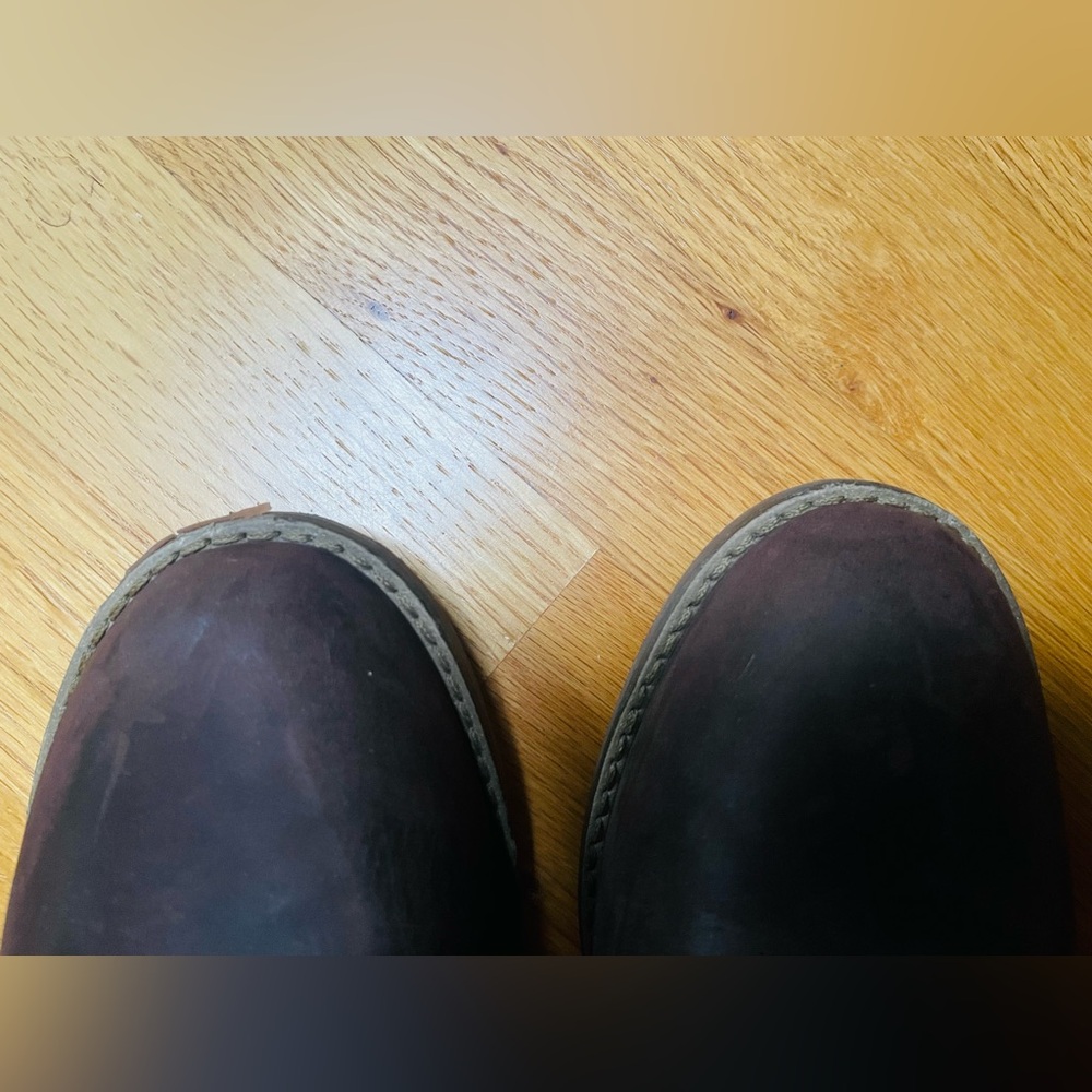 CLARKS Twin Set - Women's Suede and Leather Ankle Boots - Size 7 - Picture 13 of 16